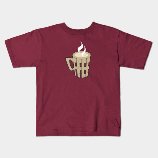coffee Kids T-Shirt by bobgoodallart